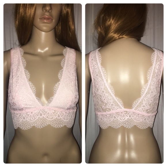 LAST ONE!!! New Victoria's Secret Deep V Crop Bra - Picture 1 of 8